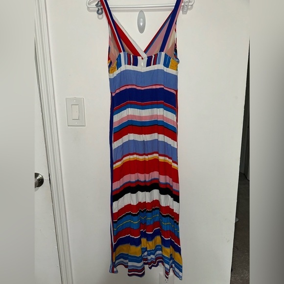 Tracy Reese X ANTHROPOLOGIE Seaside Striped Midi Dress sz 4 #F - Picture 5 of 6
